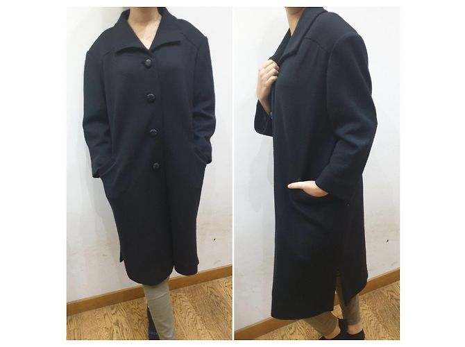 Giorgio Armani cappotto Vintage Nero - vista 2