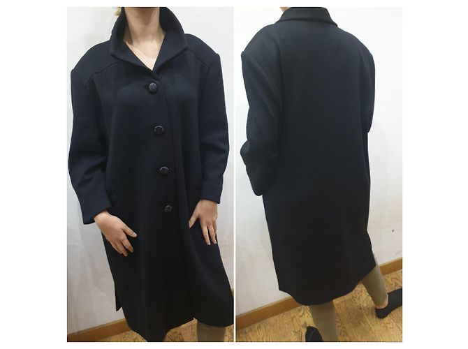 Giorgio Armani cappotto Vintage Nero - vista 4