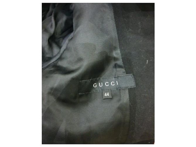 Chaqueta de abrigo negra Gucci Negro - vista 3