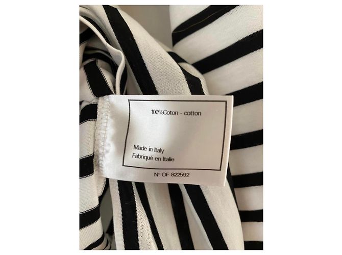 Cambon Chanel marinero Negro Blanco - vista 5