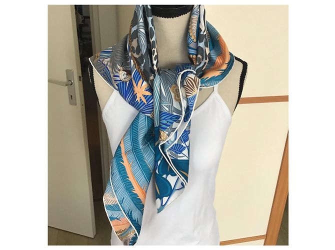 Hermès "jagard quetzal di Alice Shirley Blu - vista 10