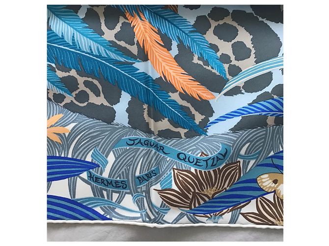 Hermès "jagard quetzal di Alice Shirley Blu - vista 5