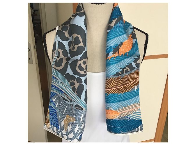 Hermès "jagard quetzal di Alice Shirley Blu - vista 7