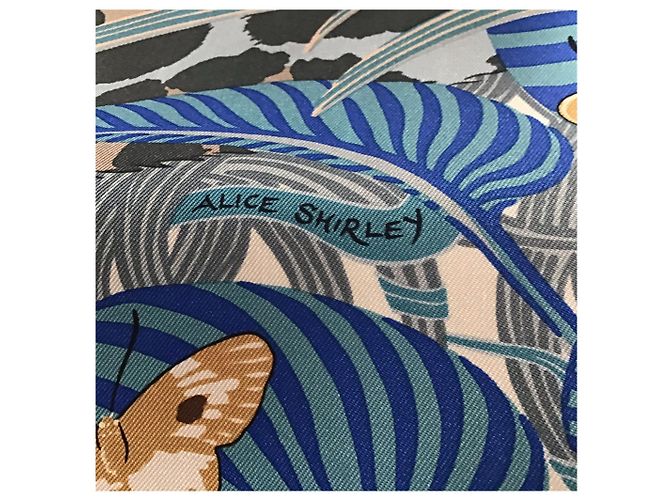 Hermès "jagard quetzal di Alice Shirley Blu - vista 9