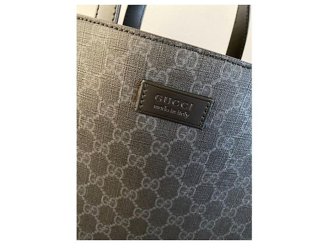 Borsa tote Gucci GG Supreme nera Nero - vista 2