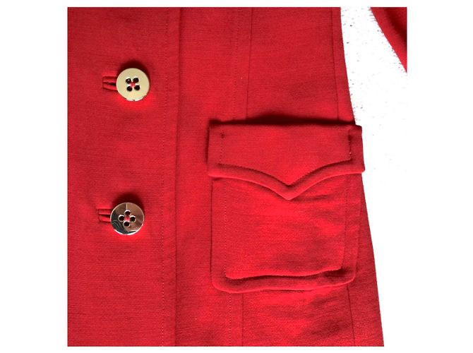 Cappotto NEW MILLY rosso VINTAGE / NP 1689 € - vista 4