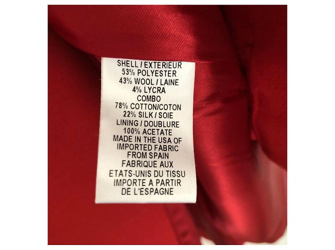 Cappotto NEW MILLY rosso VINTAGE / NP 1689 € - vista 7