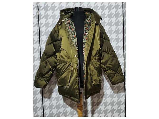 Sandro Steppjacke Leopardenmuster Mehrfarben Leopardenprint - Ansicht 11