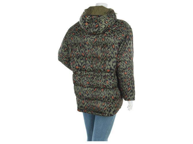 Sandro Steppjacke Leopardenmuster Mehrfarben Leopardenprint - Ansicht 2