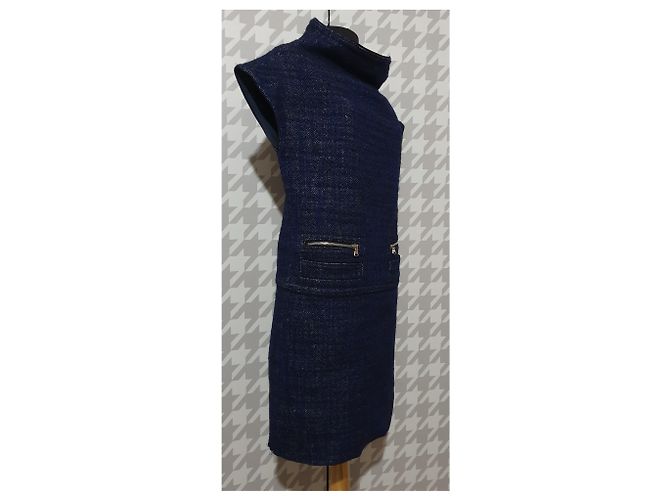 Abito in lana blu e nero Marc by Marc Jacobs - vista 3