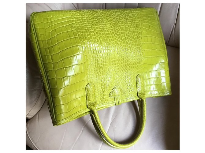 Longchamp BORSA ANIS IN VITELLO A FORMA DI CROCO - vista 2