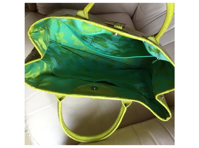 Longchamp BORSA ANIS IN VITELLO A FORMA DI CROCO - vista 4