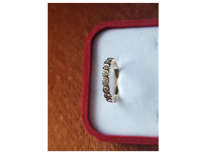 Autre Marque Anello d'oro 18carati e diamanti Giallo - vista 3