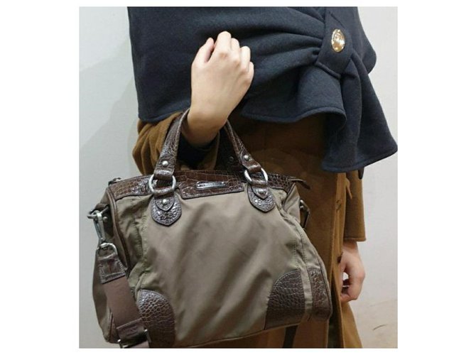 Max Mara borsa tracolla bauletto Marrone - vista 11