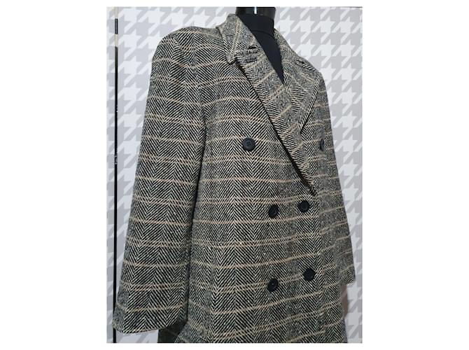 Abrigo de lana Pendleton Beige Gris XL Multicolor - vista 2