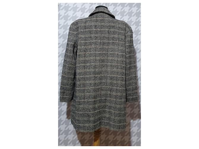 Abrigo de lana Pendleton Beige Gris XL Multicolor - vista 3