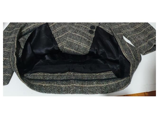 Abrigo de lana Pendleton Beige Gris XL Multicolor - vista 5