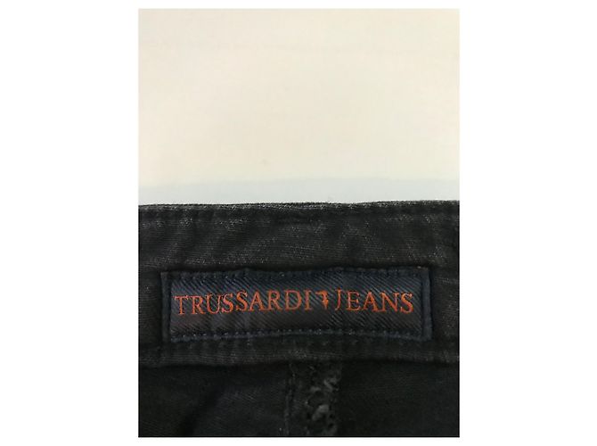Jeans slim negros Trussardi Jeans de denim - vista 5