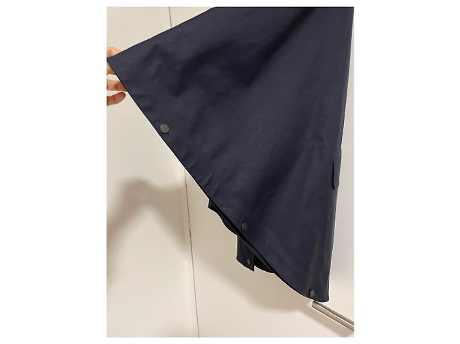 Hermès Mantella da equitazione impermeabile HERMES navy Blu navy - vista 5