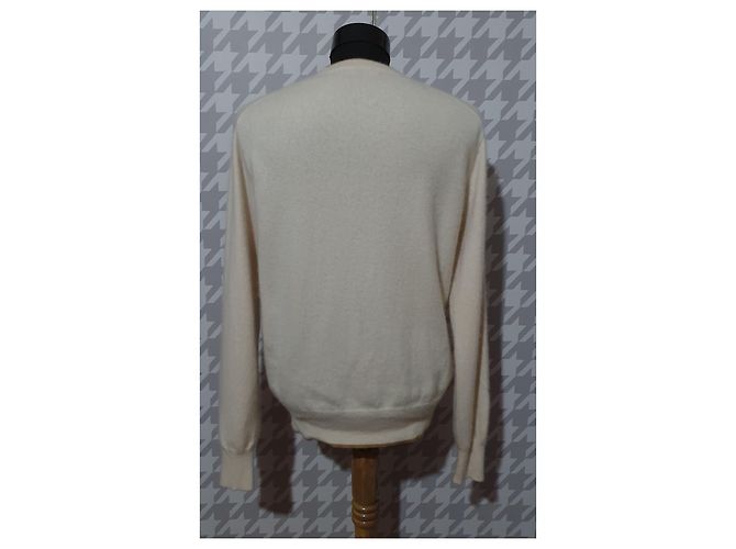 Autre Marque Pull Chervo en cachemire champagne Taille L - vue 4
