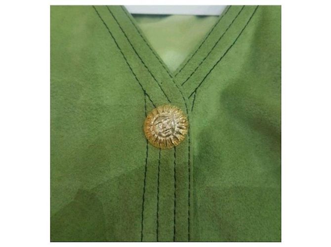 Versace Vintage Medusa grüne Weste - Ansicht 5