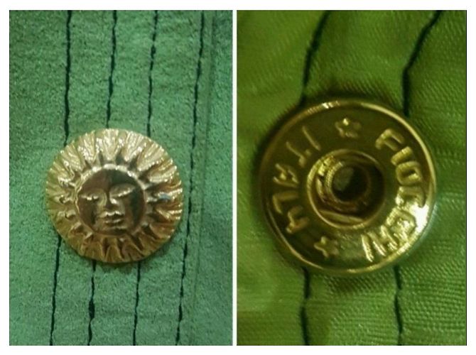 Versace Vintage Medusa grüne Weste - Ansicht 7
