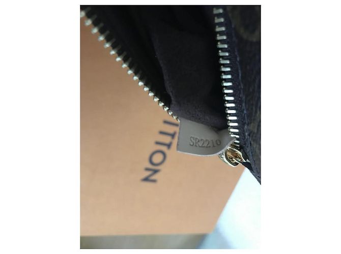 Pochette Metis Louis Vuitton Marrone in Tela - vista 5