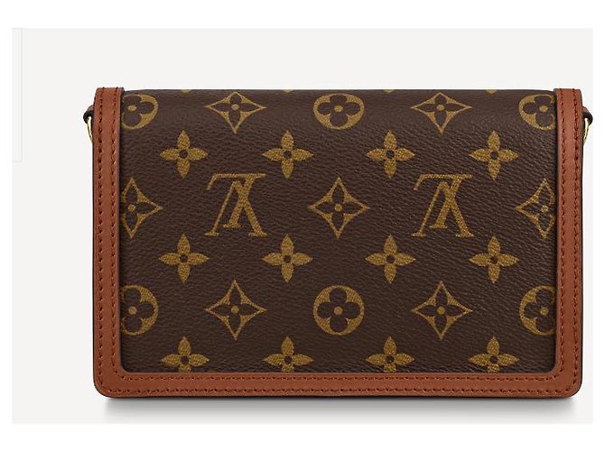 Louis Vuitton Portafoglio con catena LV Dauphine nuovo Marrone - vista 2