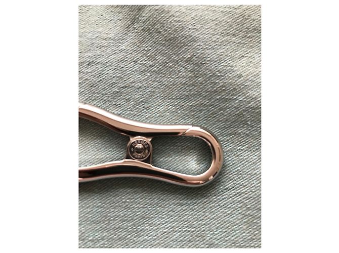 Hermès moschettone, portachiavi, Gioiello di borsa Argento - vista 9