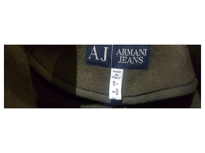 Armani Jeans Abrigo armani estilo boho zivago Verde oliva - vista 3