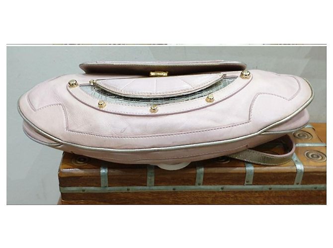 Fendi Mirror Clutch Cross body Borsa vanity Bag Rosa - vista 10