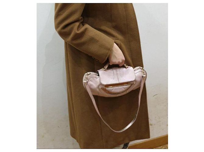 Fendi Mirror Clutch Cross body Borsa vanity Bag Rosa - vista 12