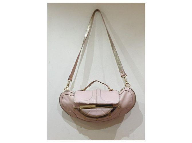 Fendi Mirror Clutch Cross body Borsa vanity Bag Rosa - vista 8