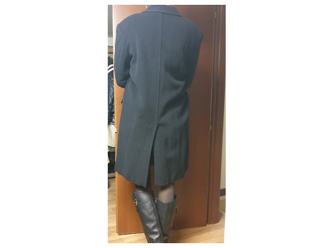 Abrigo sportmax chic negro - vista 2