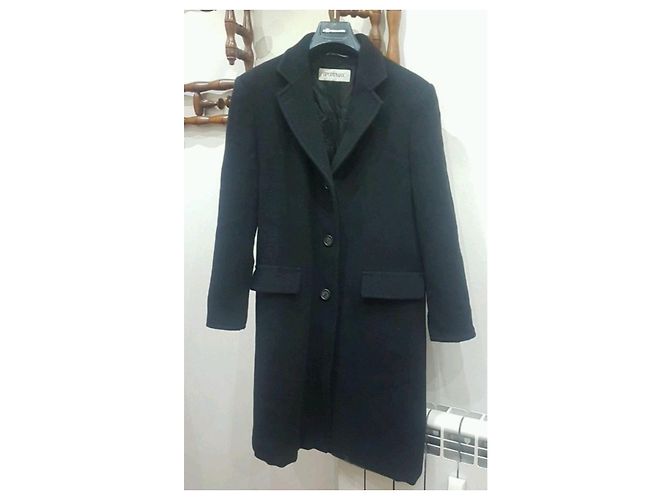 Abrigo sportmax chic negro - vista 9