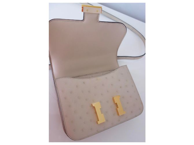 Bolso Hermès Constance III Beige - vista 9