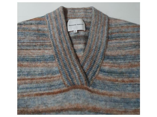 Autre Marque Wollpullover mit Mohair für Damen S Mehrfarben - Ansicht 2
