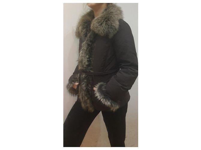 Plumífero Max Mara con pelo Castaño - vista 10