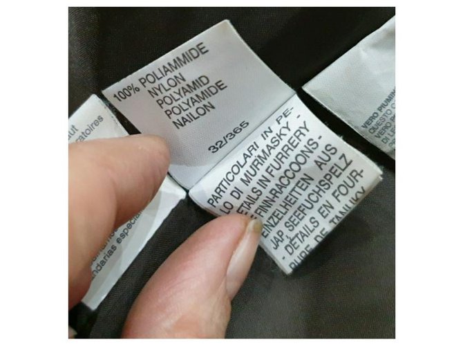 Plumífero Max Mara con pelo Castaño - vista 3