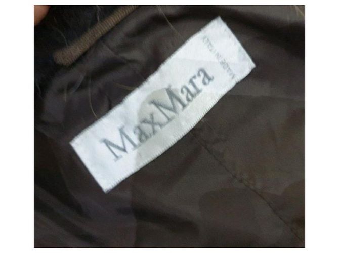 Plumífero Max Mara con pelo Castaño - vista 6