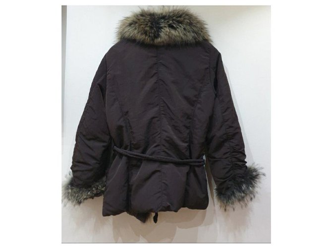 Plumífero Max Mara con pelo Castaño - vista 8
