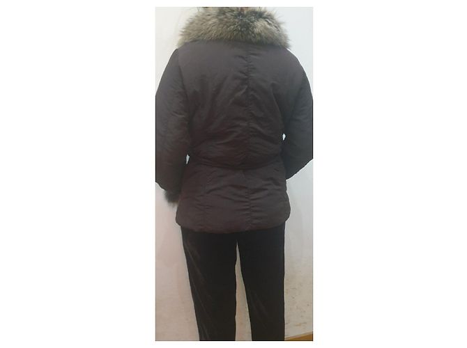 Plumífero Max Mara con pelo Castaño - vista 9