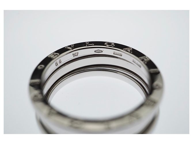 Bulgari Bvlgari B..Null1 18K Weißgold 3 Bandringgröße 58 - Ansicht 5