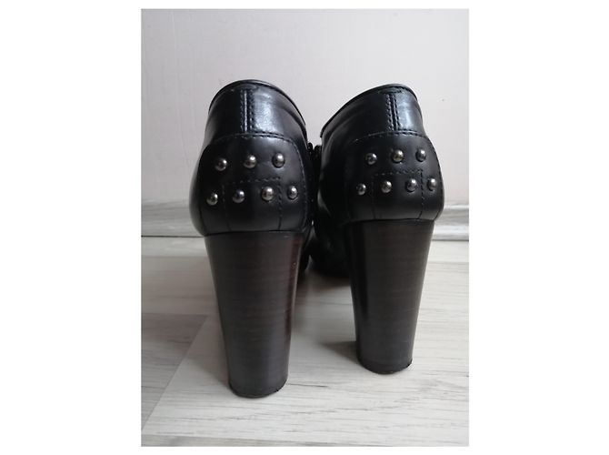 Décolleté Tod's in pelle nera 36 Nero - vista 4