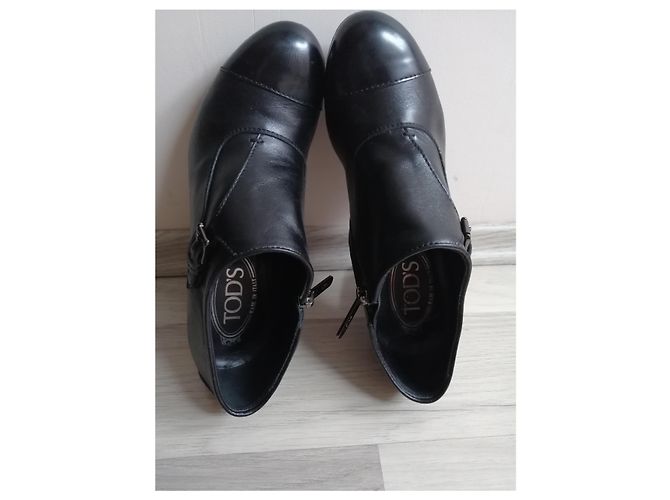 Décolleté Tod's in pelle nera 36 Nero - vista 7