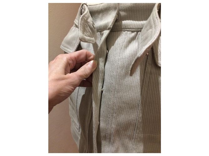Minifalda Isabel Marant Etoile JORIE gris de algodón - vista 7