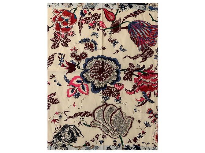 Fular carré Tory Burch de algodón con estampado paisley Multicolor - vista 2