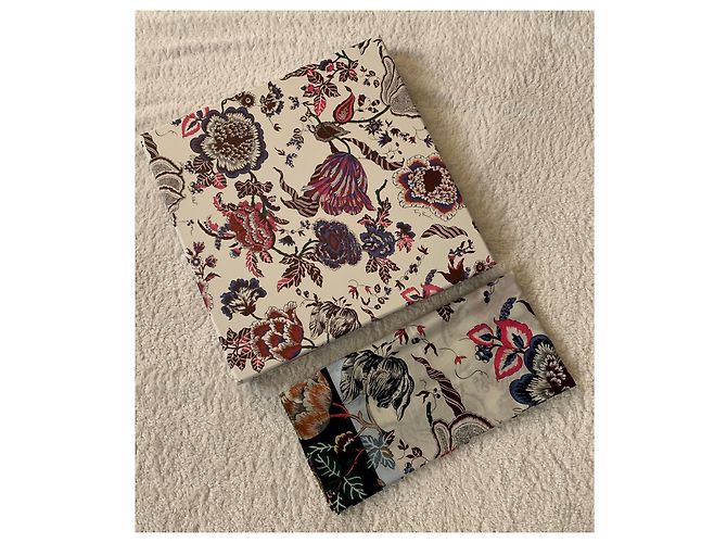 Fular carré Tory Burch de algodón con estampado paisley Multicolor - vista 5