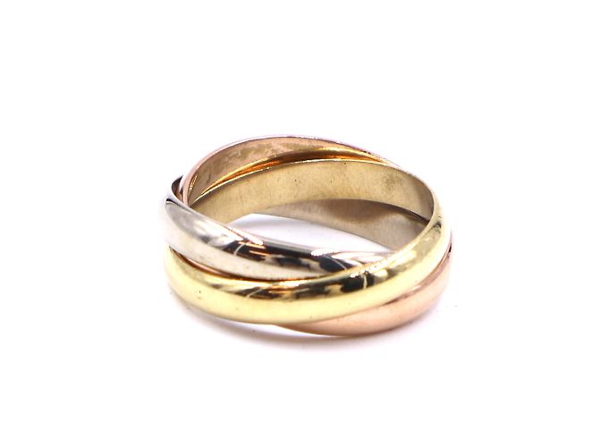 Love Cartier Tricolor 18k Trinity Ringgröße 56 - Ansicht 11