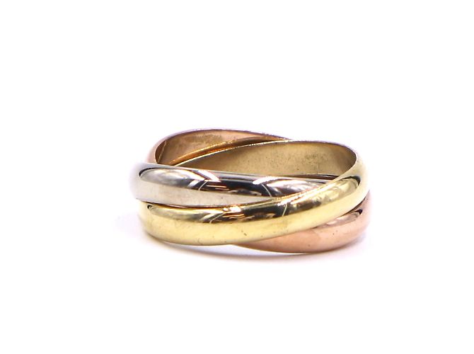 Love Cartier Tricolor 18k Trinity Ringgröße 56 - Ansicht 4